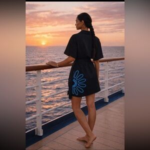 Linen Anthropologie NWT Significant Other Tara Blend Mini Shirt Dress size 10.